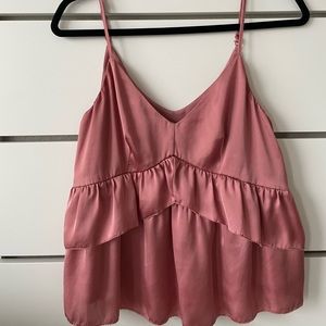 Maeve Tiered Satin Tank